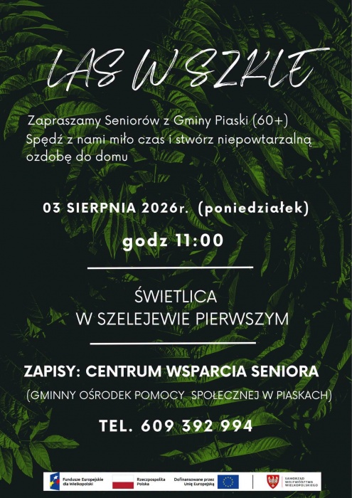 Zdjęcie do Stw&oacute;rz sw&oacute;j własny LAS W SZKLE!