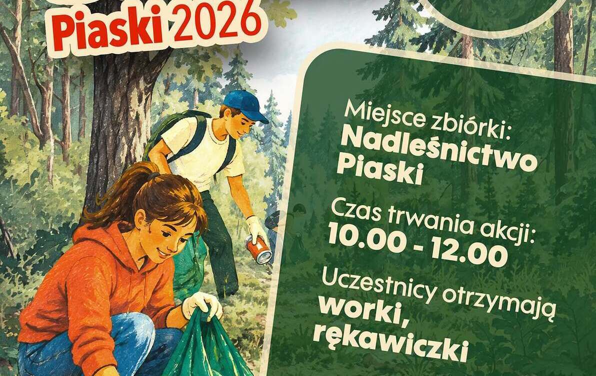 Plakat o akcji sprzątania świata