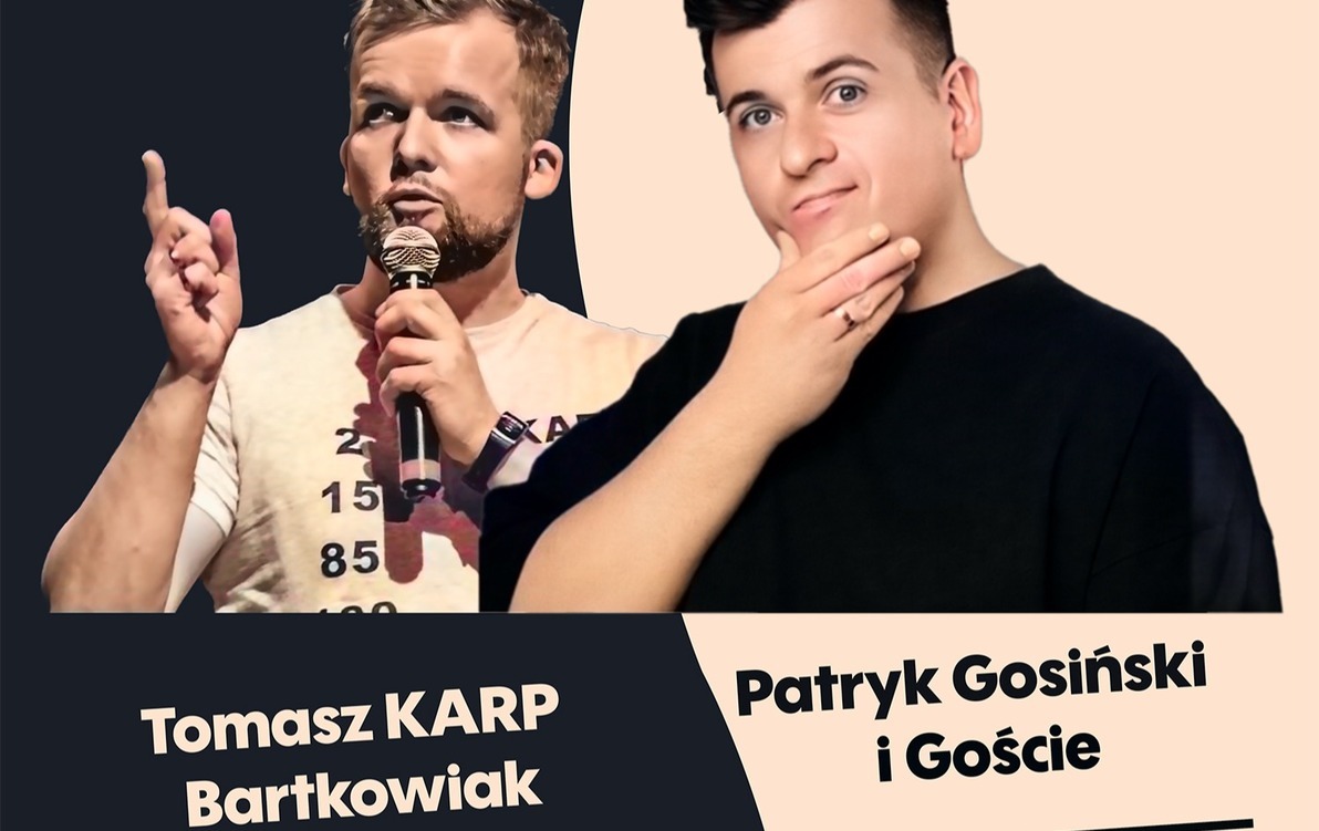 Plakat informujący o maratonie stand - up
