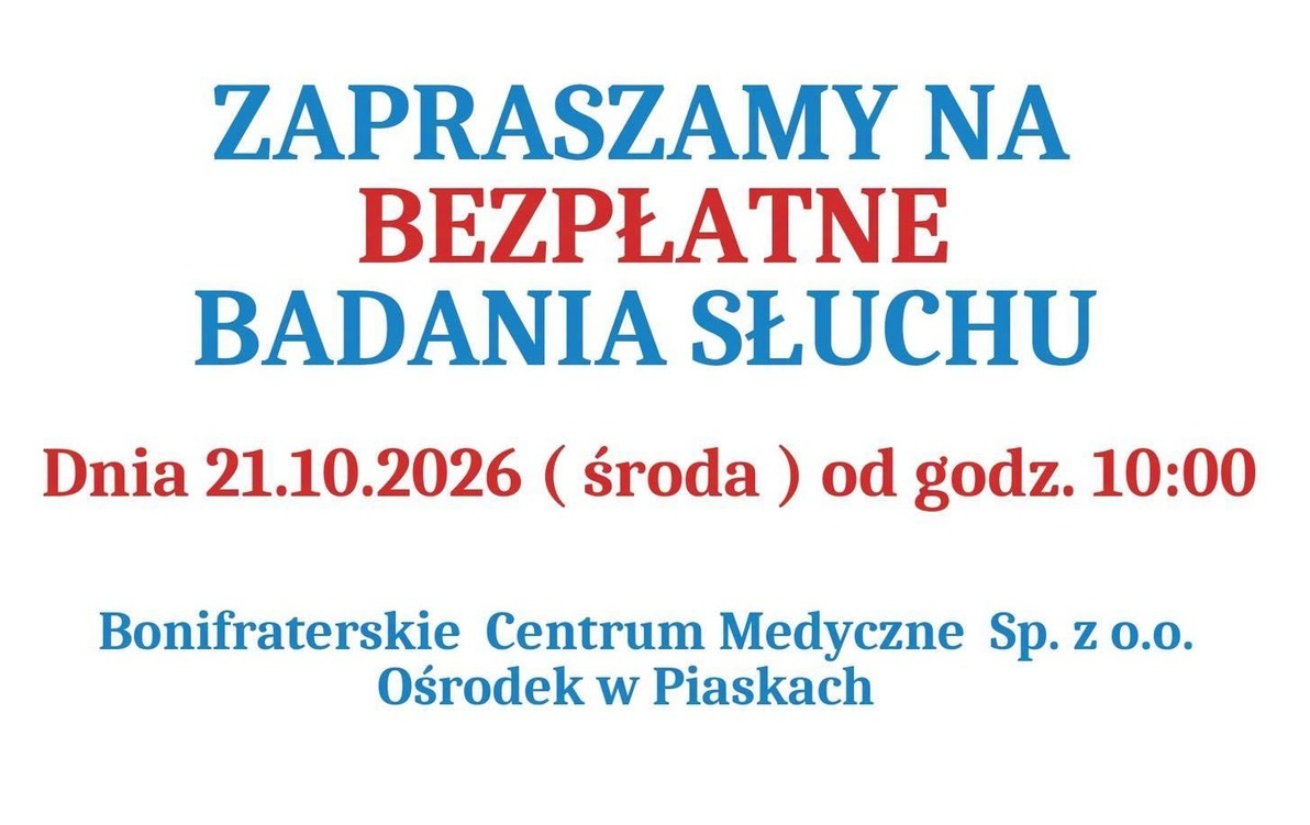 Plakat informujący o akcji