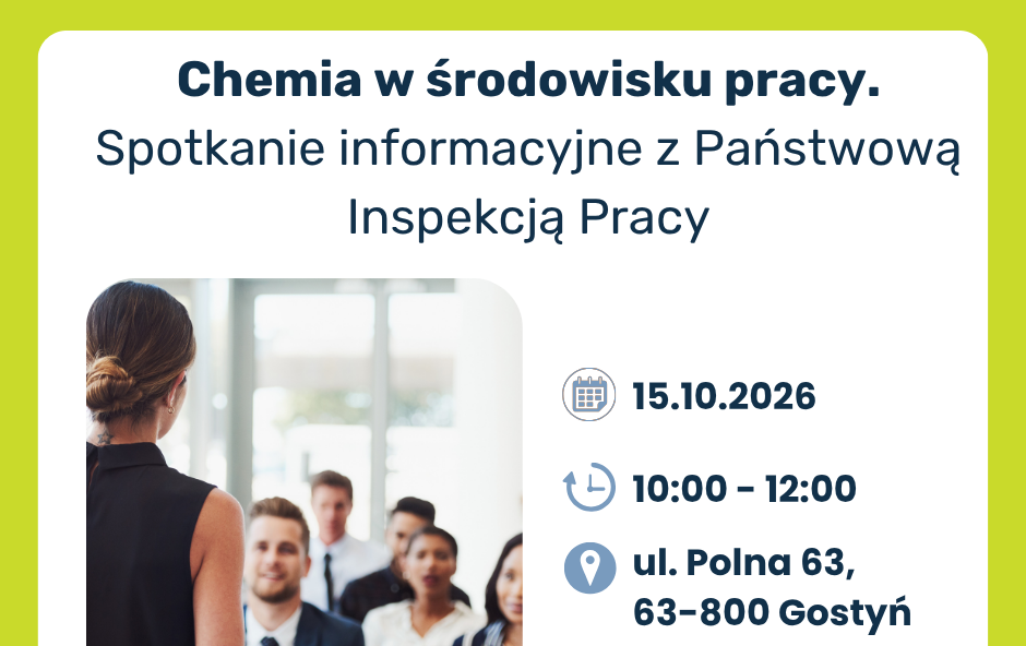 Plakat informujący o akcji