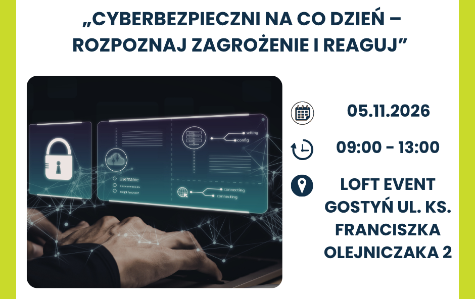 Plakat informujący o akcji