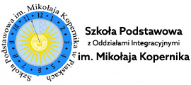 Baner Logo Szkoła Podstawowa z Oddziałami Integracyjnymi im. Mikołaja Kopernika w Piaskach