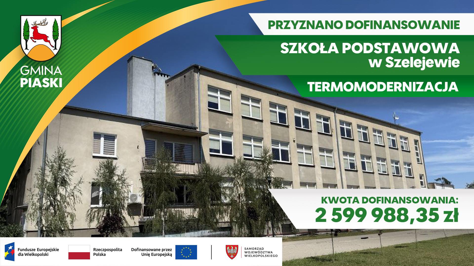 Plakat informujący o dofinansowaniu Plakat informujący o dofinansowaniu