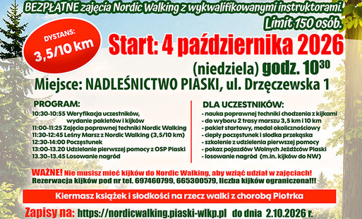 Plakat informujący o akcji