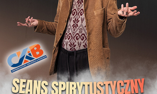 Plakat informujący o spektaklu.