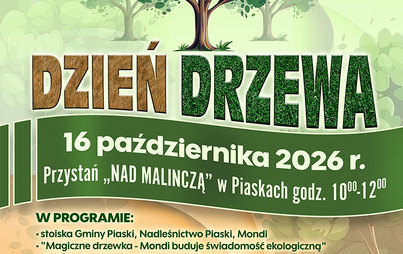 Plakat informujący o akcji
