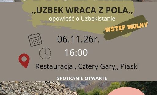 Plakat informujący o akcji