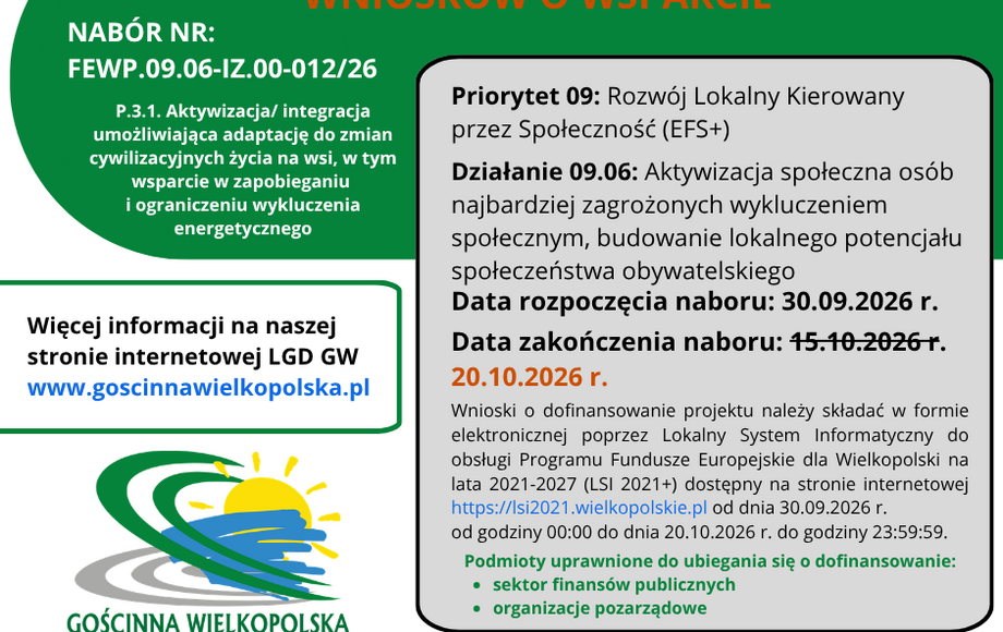Przedłużono nabór wniosków dla NGO z funduszy EFS+