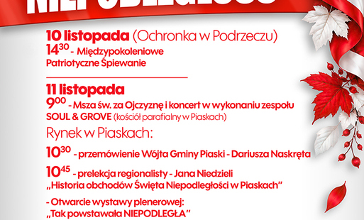 Plakat informujący o akcji