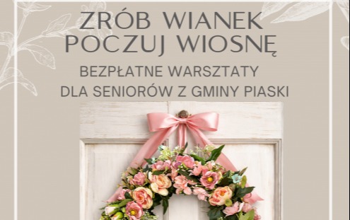 Zdjęcie do WIANEK OD SERCA &ndash; WARSZTATY DLA SENIOR&Oacute;W