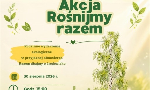 Zdjęcie do Akcja "Rośnijmy razem"