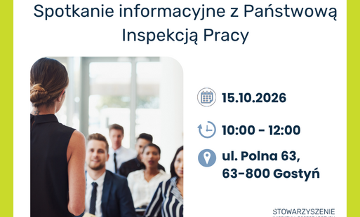 Plakat informujący o akcji
