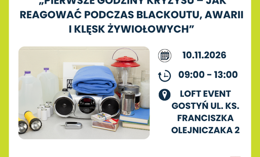 Plakat informujący o akcji