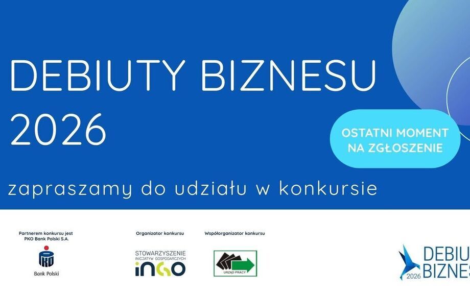 Konkurs Debiuty Biznesu 2026 w powiecie gostyńskim